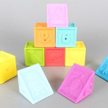 ВЕГА ТОЙС Бебешка  играчка Гумени кубчета и пирамидки  код 200299512