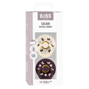 BIBS Биберони BIBS COLOUR Holiday Bow, Каучук, 2 бр. 6-18 мес.  12027102