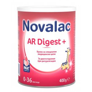 NOVALAC AR Digest + Мляко за кърмачета при регургитация/Повръщане на малко количество мляко/ 0-36м. 400г