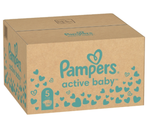 Pampers Active baby -Еднократни пелени, Размер 5(11-16кг) ,150 бр./ КАШОН