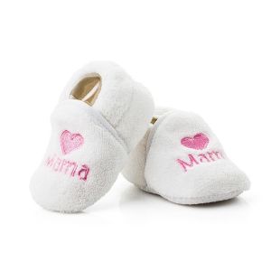 ATTRACTIVE BABY Меки бебешки буйки -пантофки МАМА/ТАТЕ  Модел:BFU008