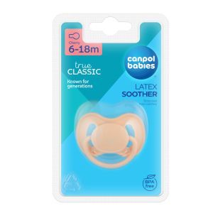 CANPOL Каучукова залъгалка-черешка , Nude, 6-18м.23/224/сив,бежов,син/