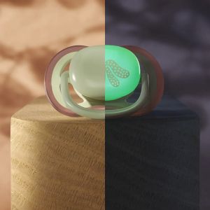 AVENT Ultra Air NightTime,ортодонтски силиконови залъгалки 6-18м.,пастелни цветове, унисекс, в кутия за стерилизиране 0652.001 