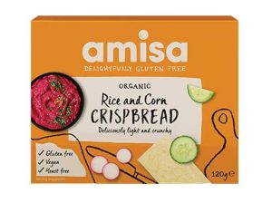 AMISA Био хрупкави хлебчета от ОРИЗ И ЦАРЕВИЦА  120гр.  200423