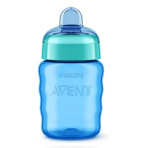 Philips AVENT Чаша за лесен преход без дръжки 260 мл, 9м+, синя 0489.003