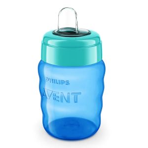 Philips AVENT Чаша за лесен преход без дръжки 260 мл, 9м+, синя 0489.003