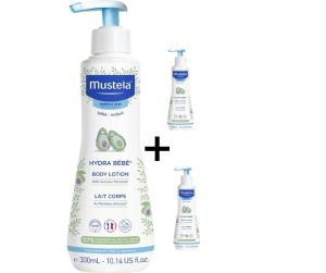 MUSTELA  Hydra Bebe Хидратиращ лосион за тяло за нормална кожа 500 мл 5501+100мл БОНУС 
