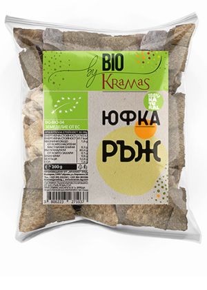 KRAMAS  Домашна юфка пълнозърнеста РЪЖЕНА  - 200g