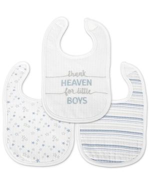 LORELI Бебешки текстилен лигавник  NATURAL 3бр.с велкро ЗА МОМЧЕ 10260290002