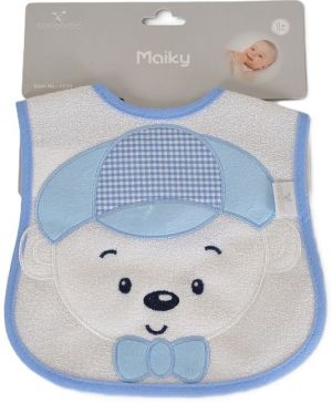 CANGARO Лигавник хавлиия + найлон Maiky, с велкро ,син 111724