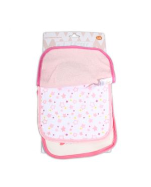 CANGARO  Лигавник Tibby  с велкро ГОЛЯМ ,розов 106854