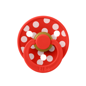 BIBS Биберони BIBS COLOUR Polka Blossom/Candy Apple, 0-6 месеца  11034103