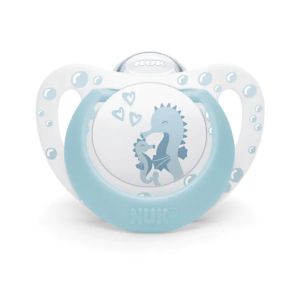 NUK FC Залъгалка силикон + кутийка 0-6 м 1 бр. ВОДНО КОНЧЕ 175.383