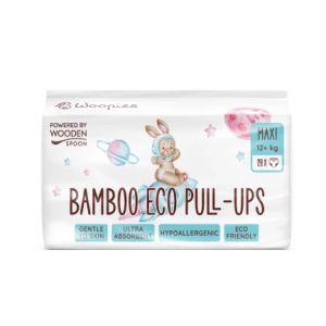 WOODEN SPOON Woopies бебешки еко пелени-ГАЩИЧКИ 12+кг. 28 бр.