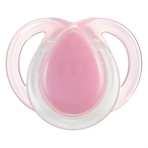 TOMMEE TIPPEE Ортодонтични залъгалки Night Time розово, 2 бр.0-6м    0277