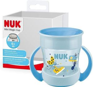 NUK  Чаша mini Magic Cup 360 градуса 160мл.  6м.+ 255.605