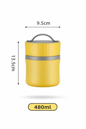 SEVI BEBE Контейнер -термос за храна  бежов  BR02-2