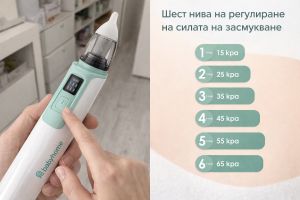 SEVI BEBE  Електрически аспиратор за нос BR08-0