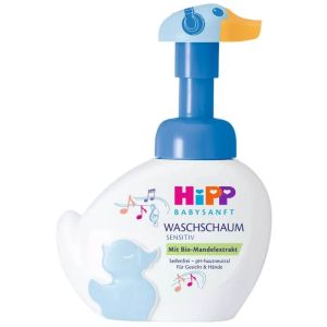 Hipp Babysanft Измивна пяна за ръце и лице Пате синьо Музикант 250 мл. 90131