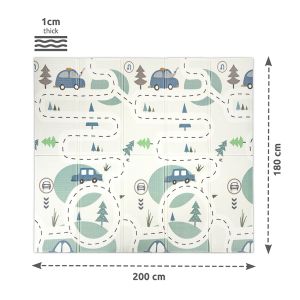 LORELLI Двулицево Детско ТЕРМО КИЛИМЧЕ за игра 180-200 см. СИНЬО   10300490001