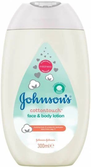 JOHNSON’S COTTON TOUCH Бебешки лосион за лице и тяло 300 мл