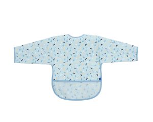 KIKKABOO  Непромокаем лигавник с ръкави и джоб Arty Blue 31303030060