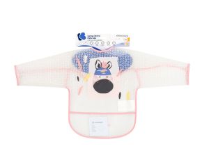 KIKKABOO Непромокаем лигавник с ръкави и джоб Arty Pink  31303030057