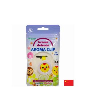 AROMA DEFENCE  Aroma Defence Клипс за деца против насекоми с аромат на цитронела и здравец 100гр.