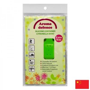 Aroma Defence Силиконова гривна с контейнер с аромат на цитронела 5гр.
