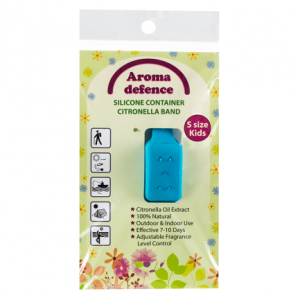 Aroma Defence Силиконова гривна с контейнер с аромат на цитронела 5гр.