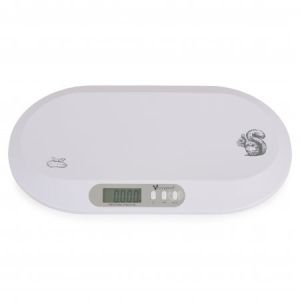 CANGAROO Електронна везна за бебета Peanut white 112673