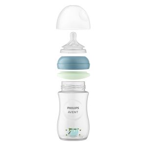 Philips AVENT Подаръчен к-кт - шише за хранене Natural Response 260 мл + биберон среден поток +залъгалка Ultra Soft 0676.001