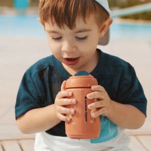 TOMMEE TIPPEE SUPERSTAR Неразл. чаша 390 мл с твърд н-к 12+м. ОРАНЖЕВА 0228