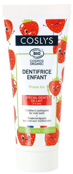 Coslys  Детска паста за зъби с екстракт от био ягоди  50 ml