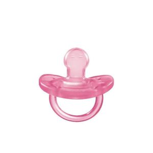 CHICCO Силиконова залъгалка PHYSIO SOFT 6-16 м. РОЗОВА N0312