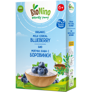 BioNino   БИО Био млечна каша с боровинки 6+ мес. 200г   2645