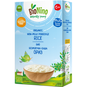 BIO NINO БИО безмлечна каша ОРИЗ 6+ мес. 200 гр. 2706