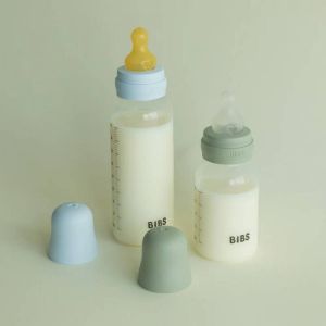 BIBS Бебешка Бутилка  Baby Blue 270мл Среден Поток Каучук 5017231