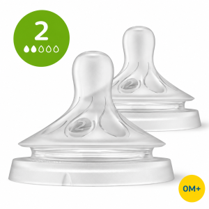 Philips  Avent  Биберон Natural Response - поток 2 капки /2 бр.