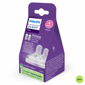 Philips Avent  Биберон Natural Response - поток 4 капки/2бр.