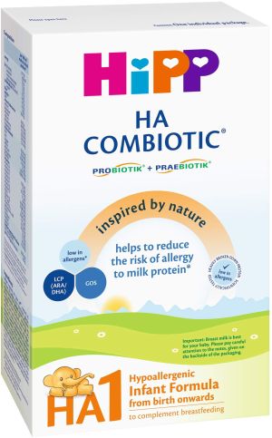 HIPP HA 1 COMBIOTIC Хипоалергенно мляко 0+ мес. 350гр. 2144
