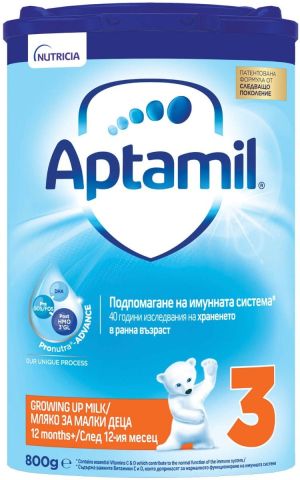 APTAMIL Pronutra 3 Мляко за малки деца 12+ м. 800 гр.