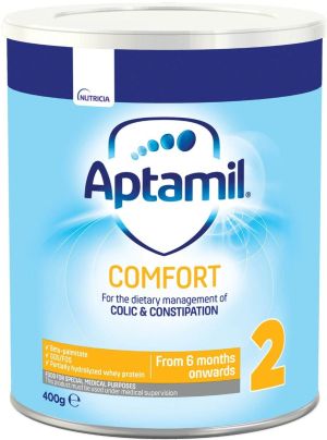  APTAMIL COMFORT 2 Мляко против колики и запек 6-12 мес. 400гр.