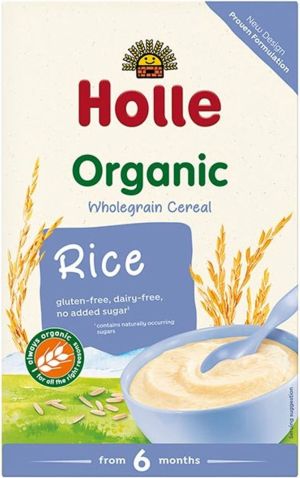  HOLLE БИО БЕЗМЛЕЧНА инст. каша с пълнозърнест ОРИЗ  6+ мес. 250 гр.    2510