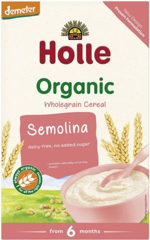 HOLLE БИО БЕЗМЛЕЧНА инст.  каша с ПШЕНИЧЕН ГРИС 6+мес.,250гр.    2633