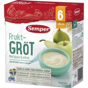  SEMPER  МЛЕЧНА  инст. каша с Яълки и Круши  6м+ 480гр.    2915