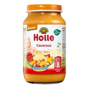 HOLLE зеленчуково пюре с пиле и кус-кус 220г. 6705