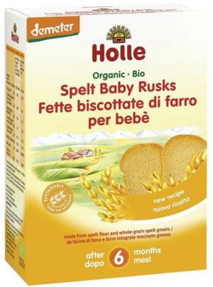 HOLLE БИО Бебешки сухари от спелта 6+мес.   200 гр.   9533