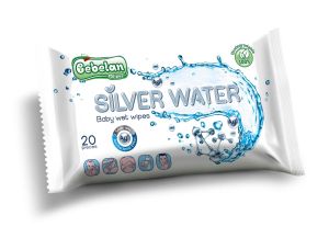 BEBELAN Мокри кърпи  със сребърна вода Silver Water 20бр.