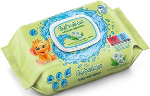 BEBELAN  Мокри кърпи с Алое вера и Лайка 80 бр.